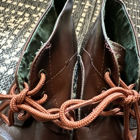 Men’s Steve Madden Dark Brown Chukka Boots Ankle Boots Leather Lace Up size 9 - Picture 11 of 13